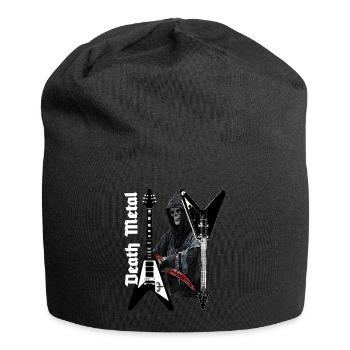 Musique heavy metal black metal deaht metal crâne - Bonnet en jersey - noir - Devant