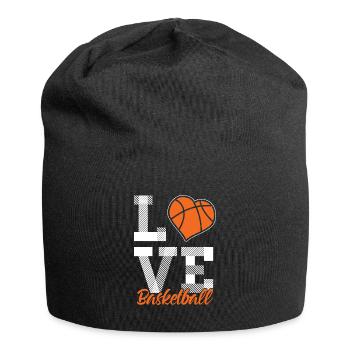 Basketball Basketballer Basketballmannschaft Gesch - Jersey-Beanie - Schwarz - Vorne