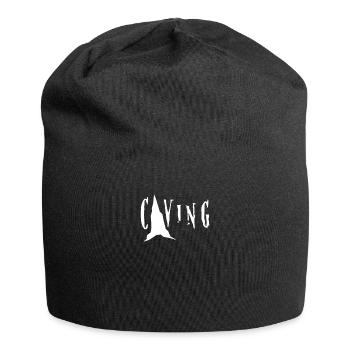 Forscher Höhle Höhlenforscher Höhlenforschung Team - Jersey-Beanie - Schwarz - Vorne