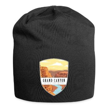Grand Canyon National Park - Jersey-Beanie - Schwarz - Vorne