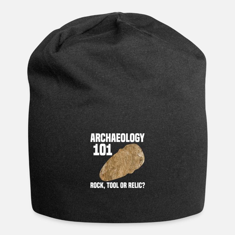 Archéologie archéologue archéologue cadeau - Bonnet en jersey - noir