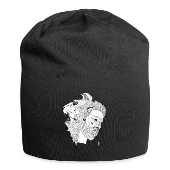the king - Jersey Beanie - black - Front
