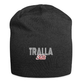 Trallafitti Typisch Ruhrpott Pott Tralla Fitti - Jersey-Beanie - Anthrazit - Vorne