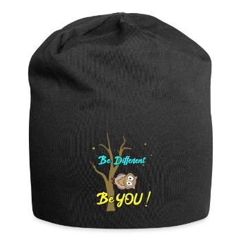 Soyez différent - soyez vous - Bonnet en jersey - noir - Devant