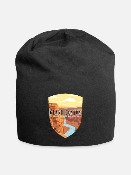 Grand Canyon - Jersey-Beanie - Schwarz