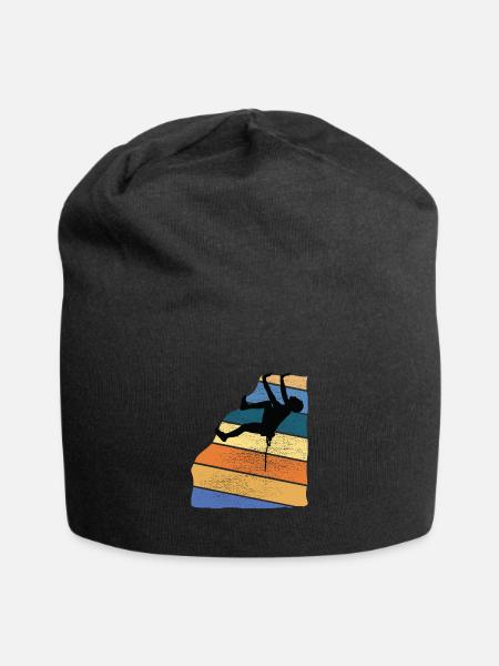 Escalade, alpinisme, salle d’escalade, bloc, escalade - Bonnet en jersey - noir