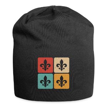 Vintage Mardi Gras - Jersey Beanie - black - Front
