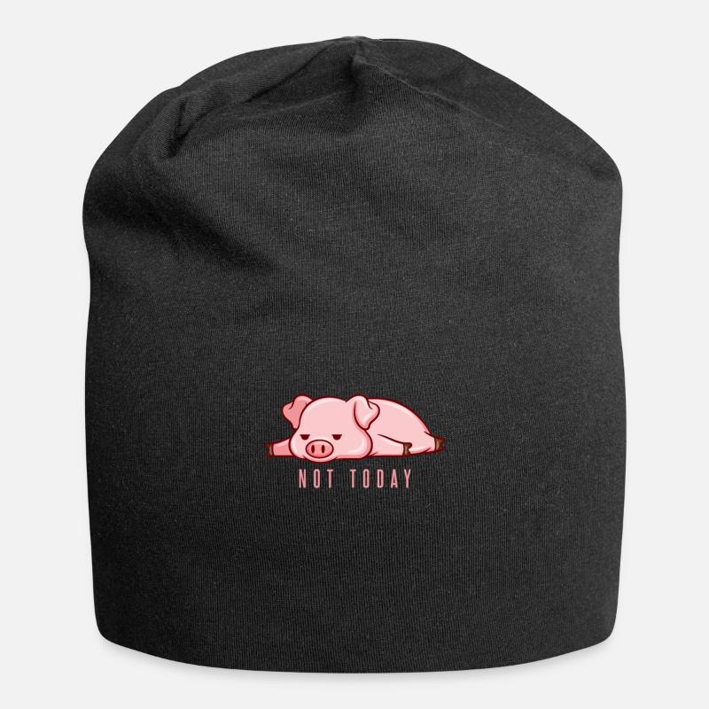 Not Today - Jersey-Beanie - Schwarz