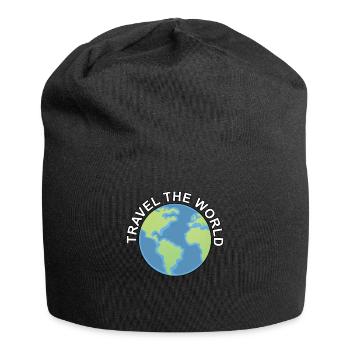 Voyage dans le monde Voyage dans le monde - Bonnet en jersey - noir - Devant