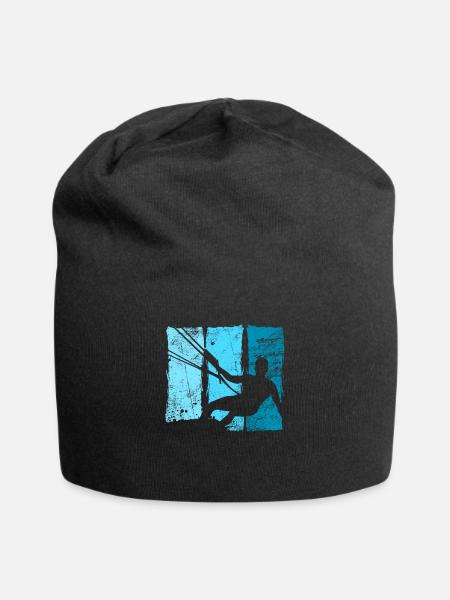 Kiteboard - Jersey-Beanie - Schwarz