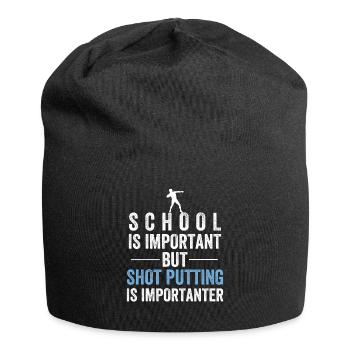Shot Put Shot Put Shot Put Athletics - Jersey Beanie - black - Front