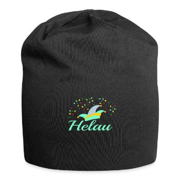 Helau Fasching - Jersey-Beanie - Schwarz - Vorne