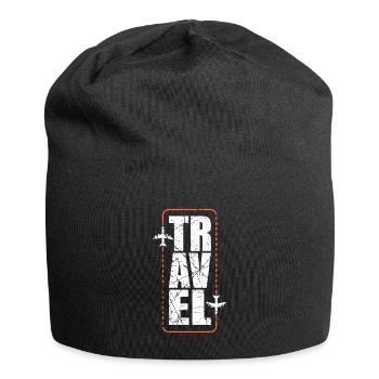 travel - Jersey Beanie - black - Front