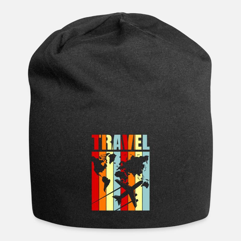 Reise - Jersey-Beanie - Schwarz
