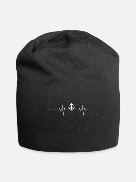 Lustiges Anwalt Shirt Jura Spruch Humor Geschenk - Jersey-Beanie - Schwarz