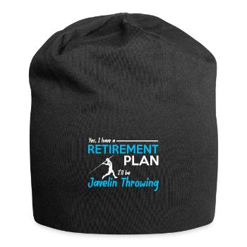 Javelin Throwing Javelin Throwing - Jersey Beanie - black - Front
