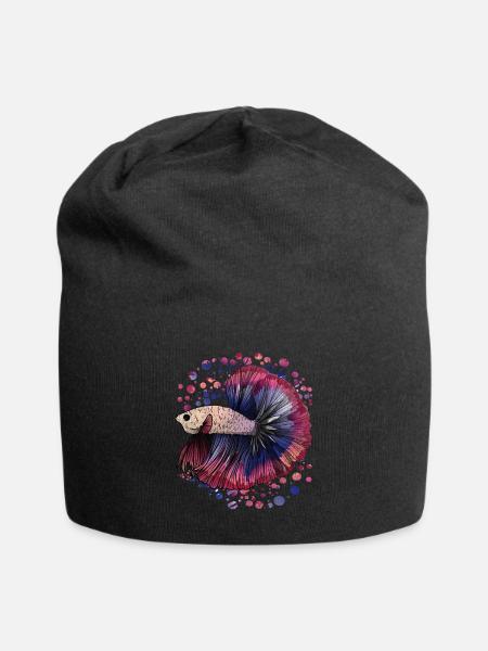 Poissons Poissons Poissons - Bonnet en jersey - noir
