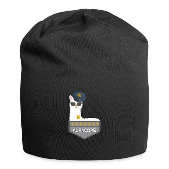 Alpaka Polizei Aplaca Cop Alpacops - Jersey-Beanie - Schwarz - Vorne