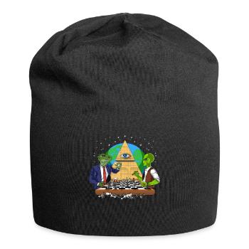 Illuminati Alien Conspiracy - Jersey-Beanie - Schwarz - Vorne