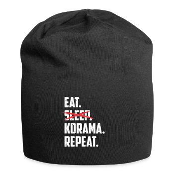 Mangez Kdrama cadeau d'anniversaire de Noël - Bonnet en jersey - noir - Devant