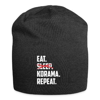 Mangez Kdrama cadeau d'anniversaire de Noël - Bonnet en jersey - charbon - Devant