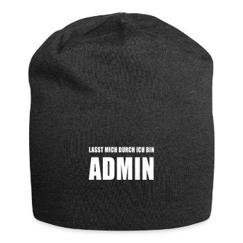 programmeur développeur de codage informatique - Bonnet en jersey - charbon - Devant