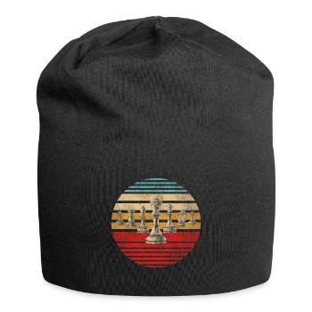 Retro chess sport - Jersey Beanie - black - Front