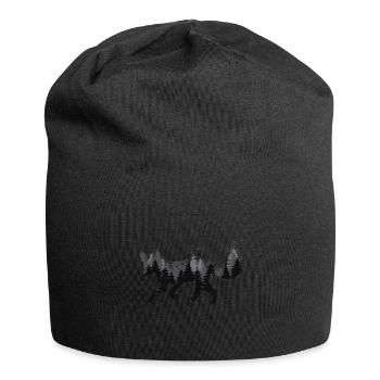 Fuchs Wald Natur - Jersey-Beanie - Schwarz - Vorne