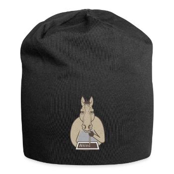 Keta Ketamin Pferd Drug Party Festival Outfit - Jersey-Beanie - Schwarz - Vorne