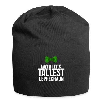 La plus grande fête du jour de la Saint-Patrick de lutin au monde - Bonnet en jersey - noir - Devant