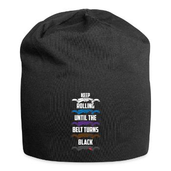 Judo Jiu Jitsu Geburtstag Weihnachten Geschenk - Jersey-Beanie - Schwarz - Vorne