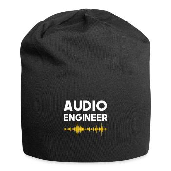 sound engineer sound engineer sound engineer Audio Eng - Jersey Beanie - black - Front