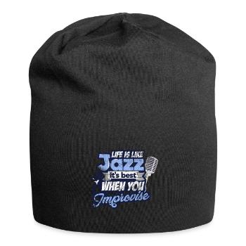 Jazz - Bonnet en jersey - noir - Devant