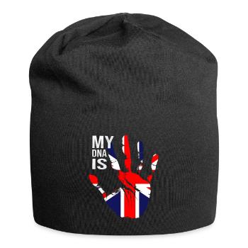 British Flag, My DNA Is British, Union Jack Flag - Jersey Beanie - black - Front