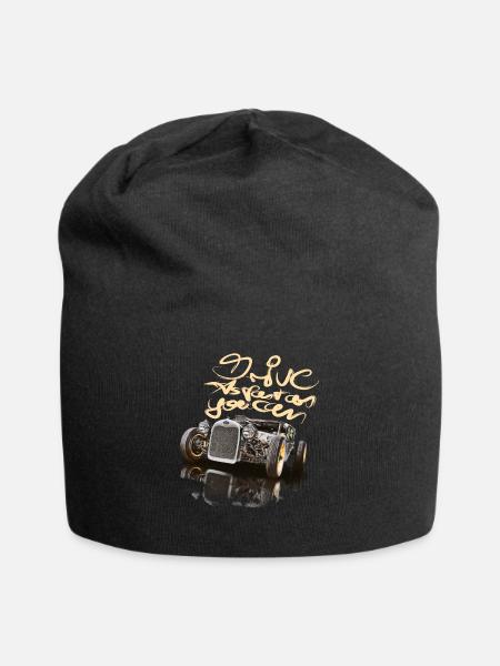 so schnell... hot rod rat-rod auto - Jersey-Beanie - Schwarz