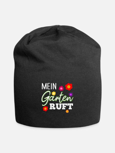 Kleingarten - Jersey-Beanie - Schwarz