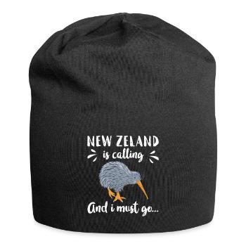 New Zealand kiwi - Jersey Beanie - black - Front