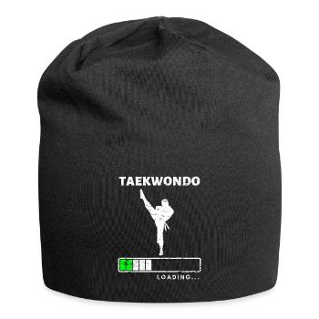 Martial arts taekwondo gift idea martial arts - Jersey Beanie - black - Front