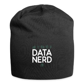 Analyste de données et scientifique des données - Bonnet en jersey - noir - Devant