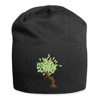 arbre d'argent - Bonnet en jersey - noir - Devant