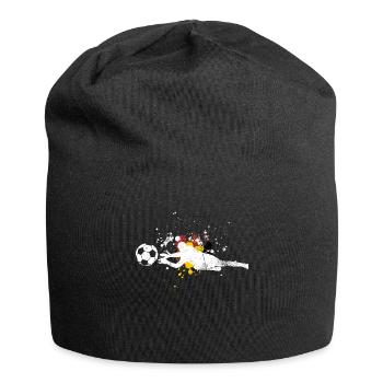 Gardien de but - Bonnet en jersey - noir - Devant