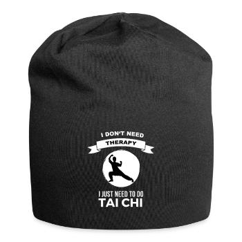 Sportler Tai Chi Kampfsport Geschenk Geburtstag - Jersey-Beanie - Schwarz - Vorne
