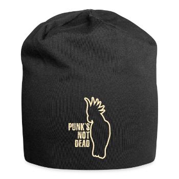 Cacatoès punk - Bonnet en jersey - noir - Devant