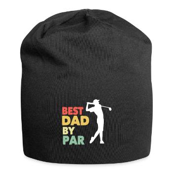 Best Dad By Par | Best Dad | Best Father - Jersey Beanie - black - Front