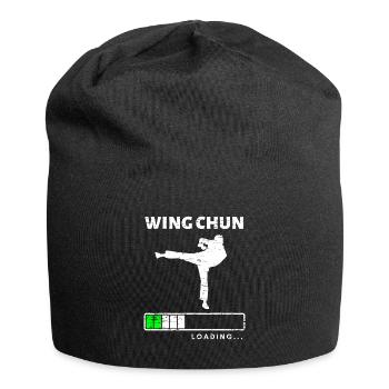 Martial Arts Wing Chun Kampfkunst Geschenkidee - Jersey-Beanie - Schwarz - Vorne