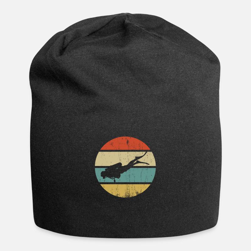 Tauchen - Jersey-Beanie - Schwarz
