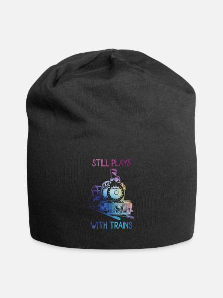 train - Jersey Beanie - black