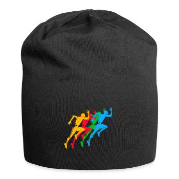 Athletics Summer Games Colorful - Jersey Beanie - black - Front