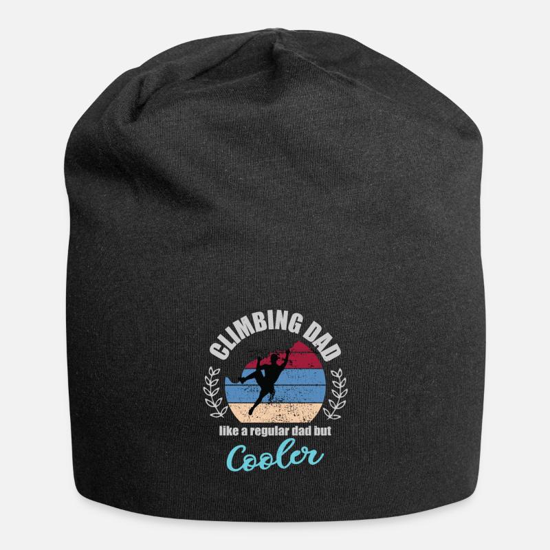 Climbing Dad Climbing Dad Climbing Dad Boulder - Jersey Beanie - black