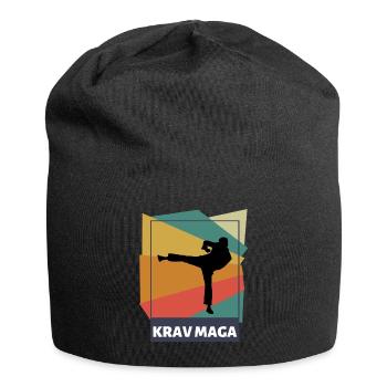 Krav Maga t-shirt cadeau arts martiaux enfants - Bonnet en jersey - noir - Devant